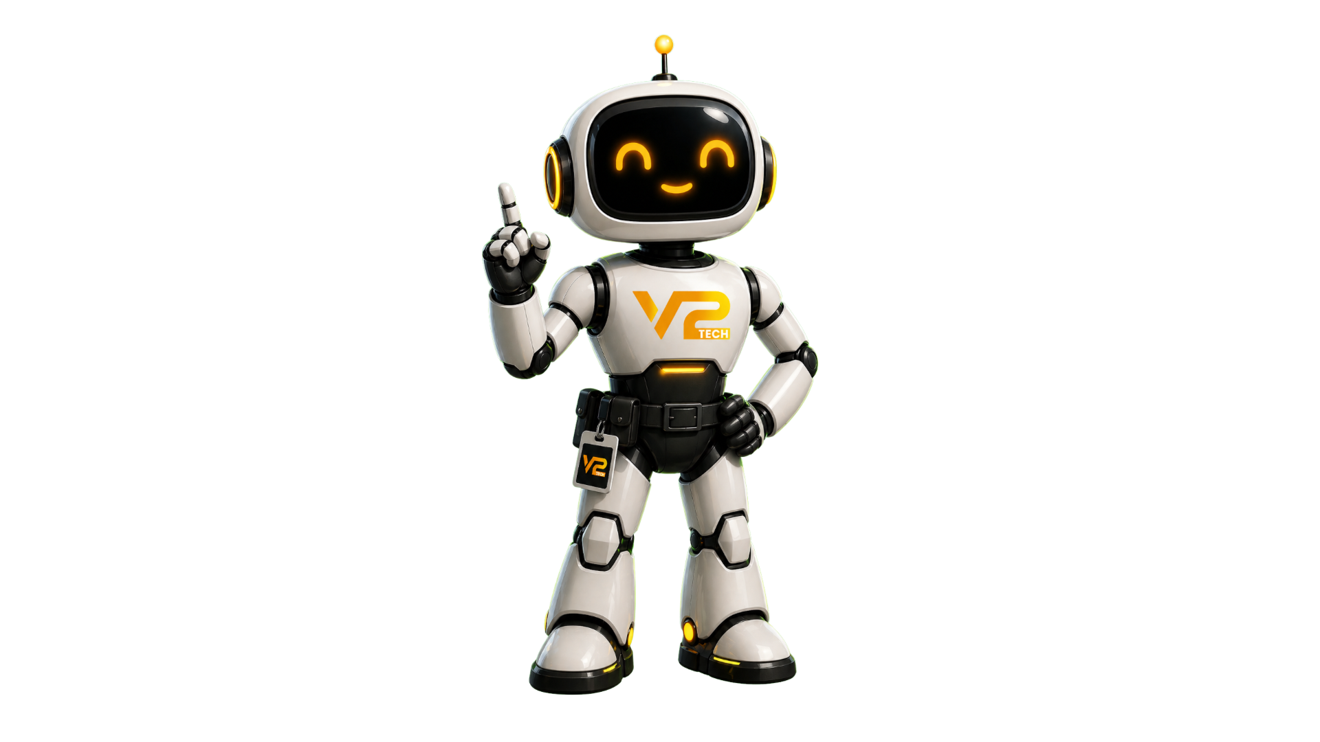 Robô mascote V2 Tech